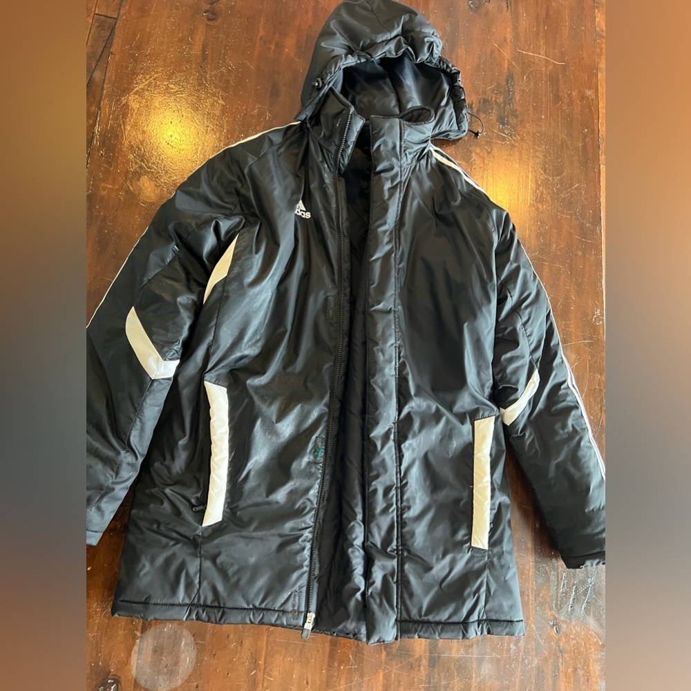 ADIDAS HOODED RAIN JACKET